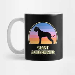 Giant Schnauzer Vintage Sunset Dog Mug